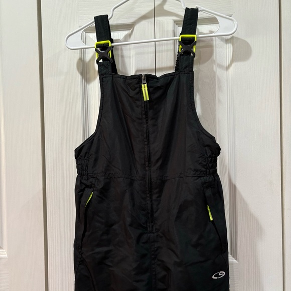 CHAMPION Kid’s Unisex Waterproof Snow Overalls Snow Pants - black size L (12-14) - Picture 2 of 5